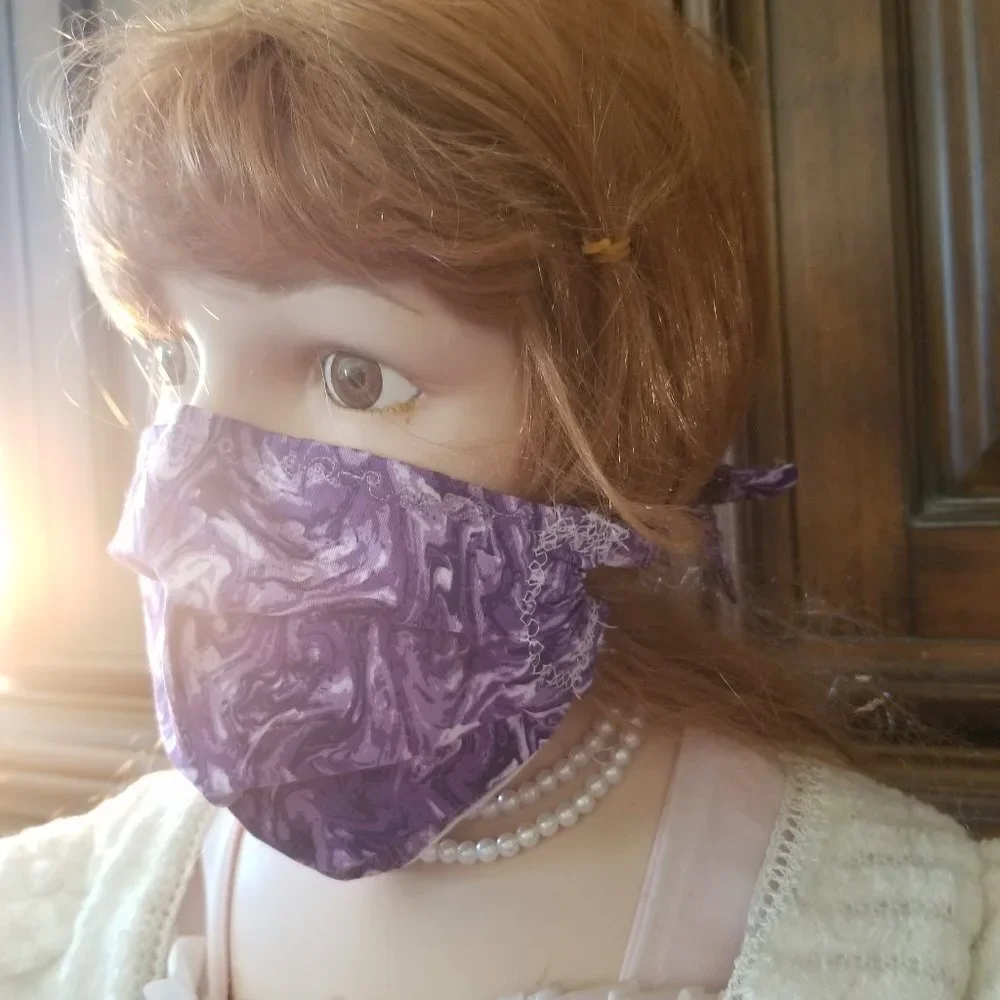 Kid Size Mask w/ Silver & Copper Filters- Purple